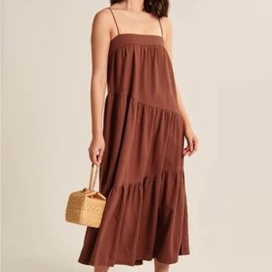 Abercrombie tiered maxi dress